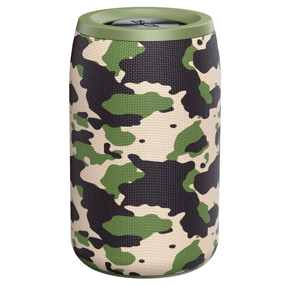 ZEALOT S32 Bluetooth-compatible 5.0 Wireless Portable HIFI Bass Subwoofer Speaker Support TF Card/U-disk/AUX - Army Green - 3