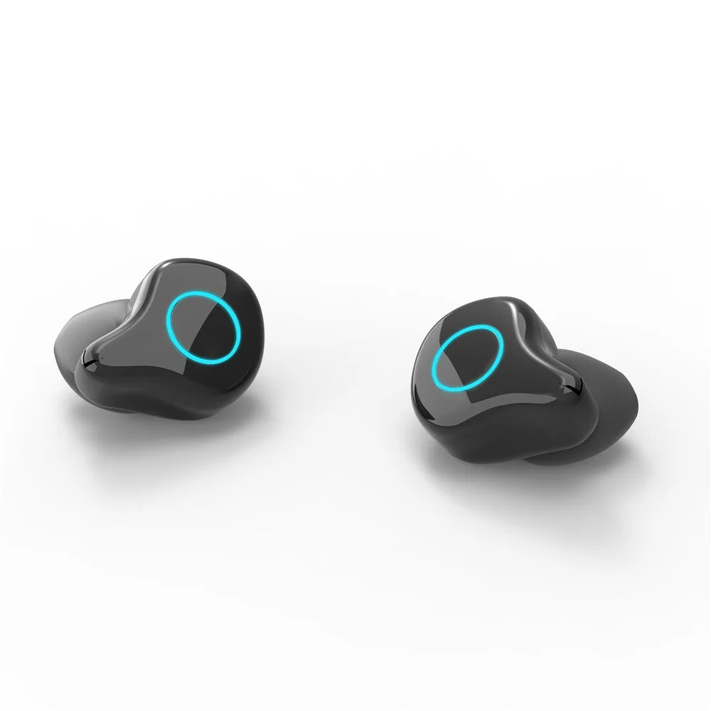 JEDXR5 TWS5.0 Wireless Bluetooth-compatible Headset Headphone with Charging Box - Black - 3