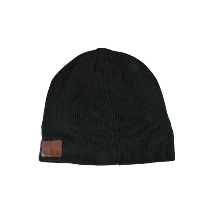 Bluetooth-compatible Headphones Winter Hat Warm Music Hat with Mic Gloves Wireless Headphone - Black - 5