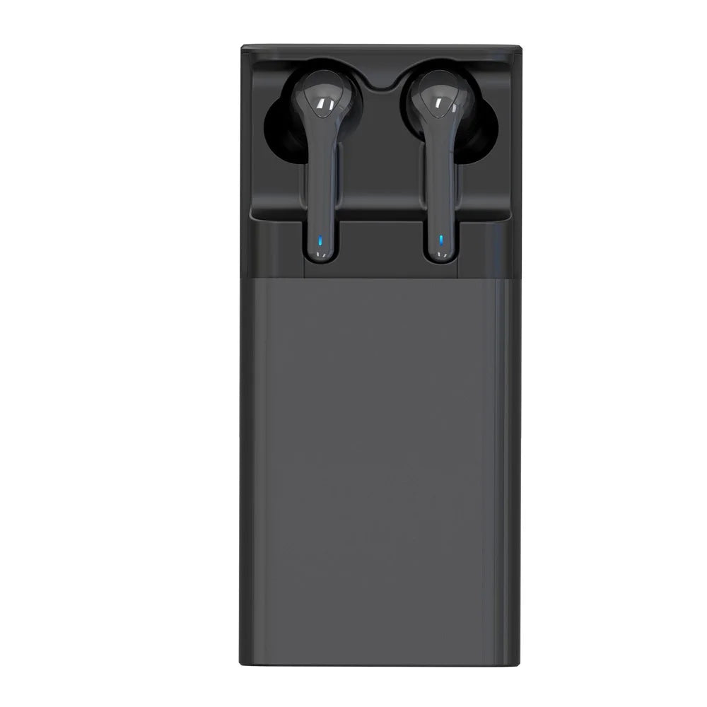 G9 Dual Sliding Charging Module TWS Bluetooth-compatible 5.0 Wireless Headphones - Black - 1