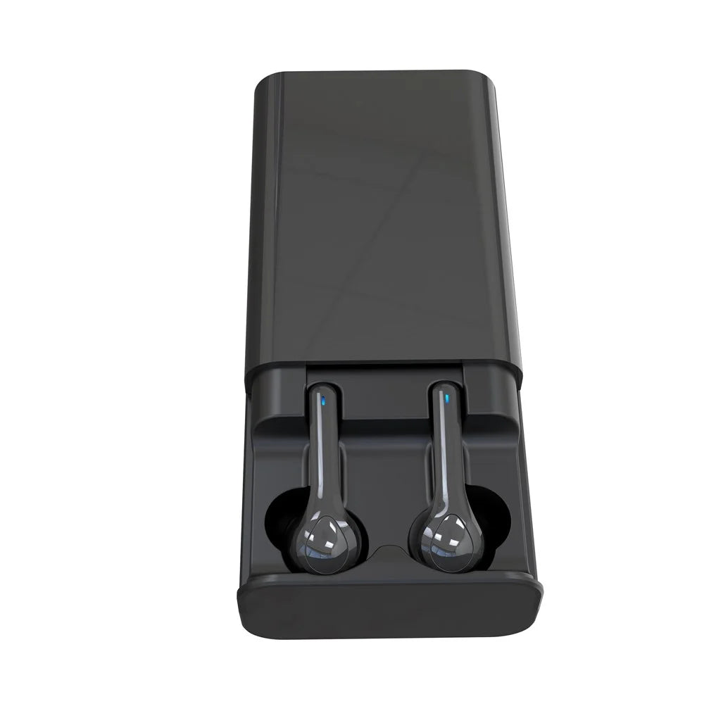 G9 Dual Sliding Charging Module TWS Bluetooth-compatible 5.0 Wireless Headphones - Black - 4