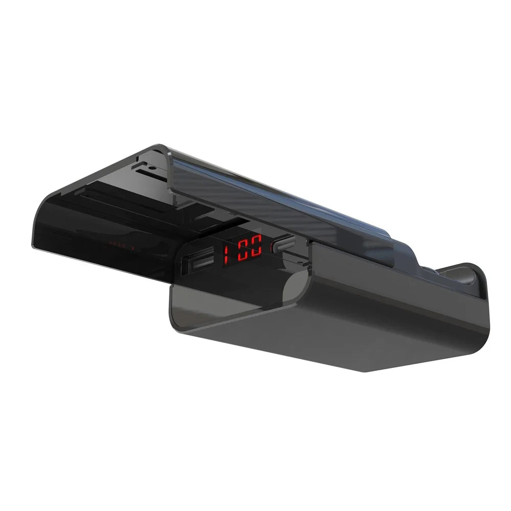 G9 Dual Sliding Charging Module TWS Bluetooth-compatible 5.0 Wireless Headphones - Black - 5