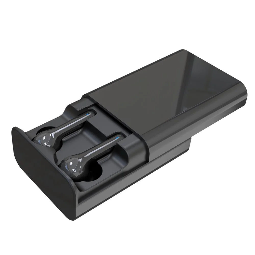 G9 Dual Sliding Charging Module TWS Bluetooth-compatible 5.0 Wireless Headphones - Black - 6