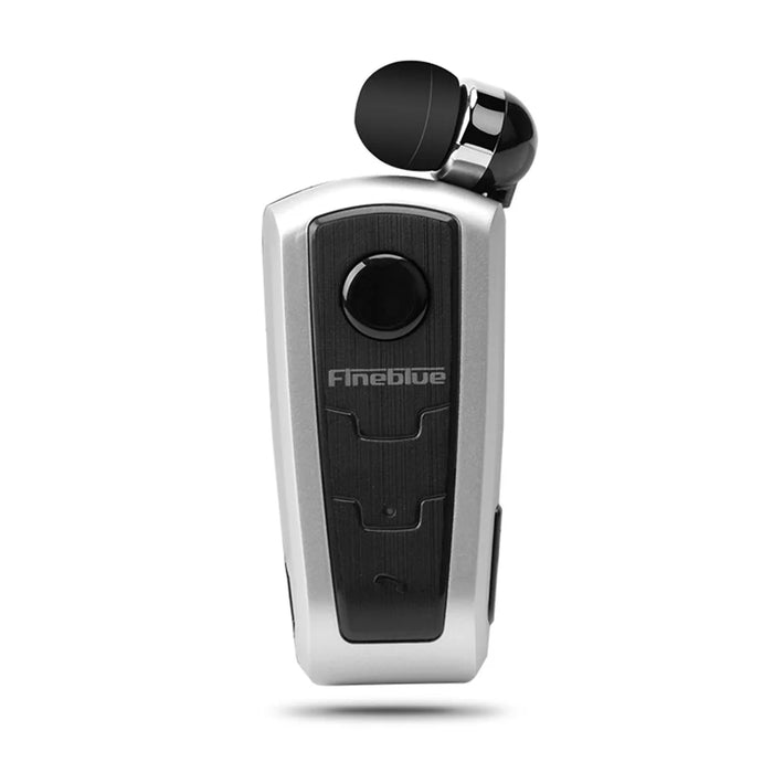 FINEBLUE F910 Flex Incoming Calling Vibration Bluetooth-compatible Headset Stretchable Earphones - Silver - 1