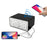 BT508 3 in 1 Wireless Charging LED Alarm Clock Power Bluetooth-compatible Speaker - 2