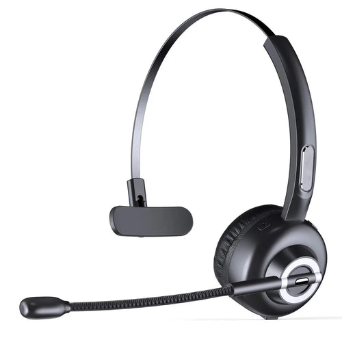M97 Business Wireless Bluetooth-compatible 5.0 Headset Call Center Operator Single Ear Headphone with Microphone and Charging Base - 1