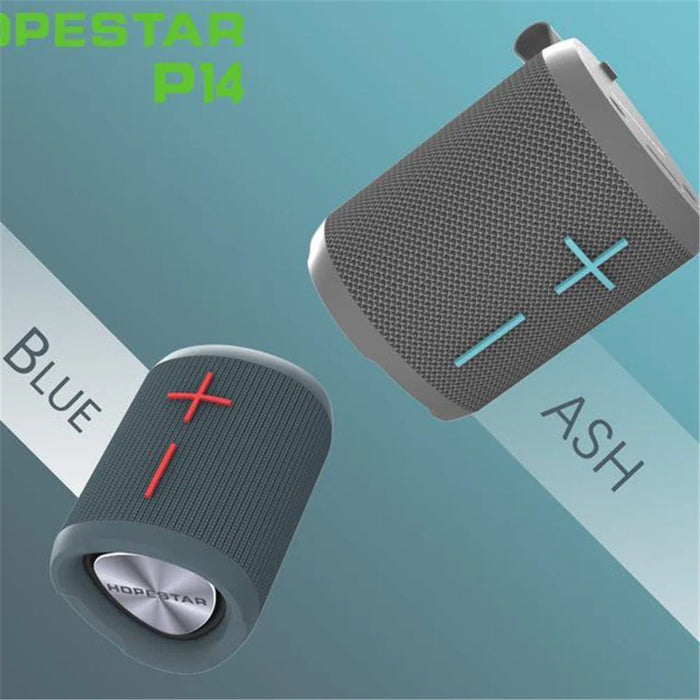 HOPESTAR P14 Outdoor Waterproof Bluetooth-compatible Speaker Portable Wireless Triangle Sound Bar Box Stereo Subwoofer - Blue - 6
