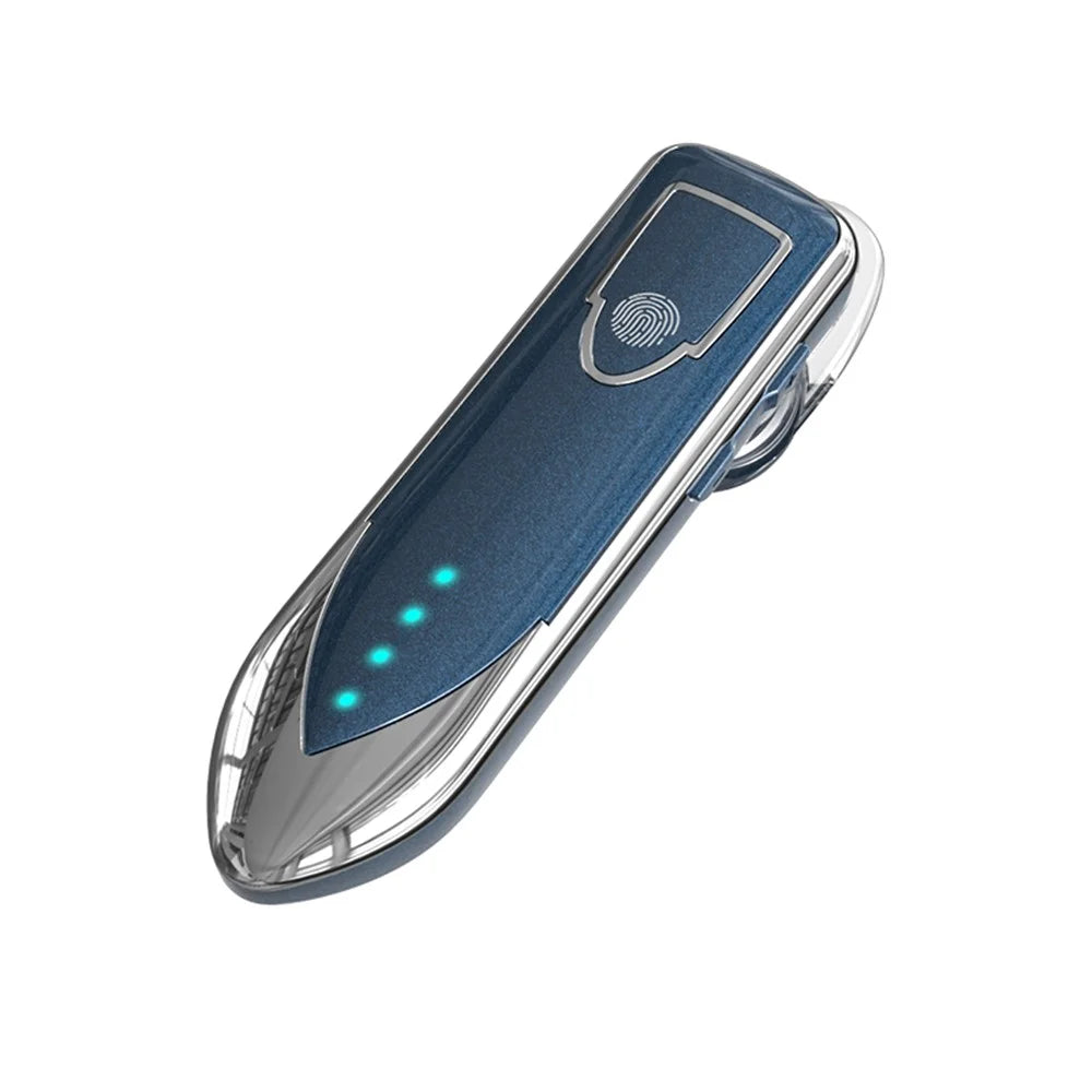 ME-3 Single Bluetooth-compatible 5.0 Headset HiFi Sound Business TWS Wireless Earphone - Blue - 1