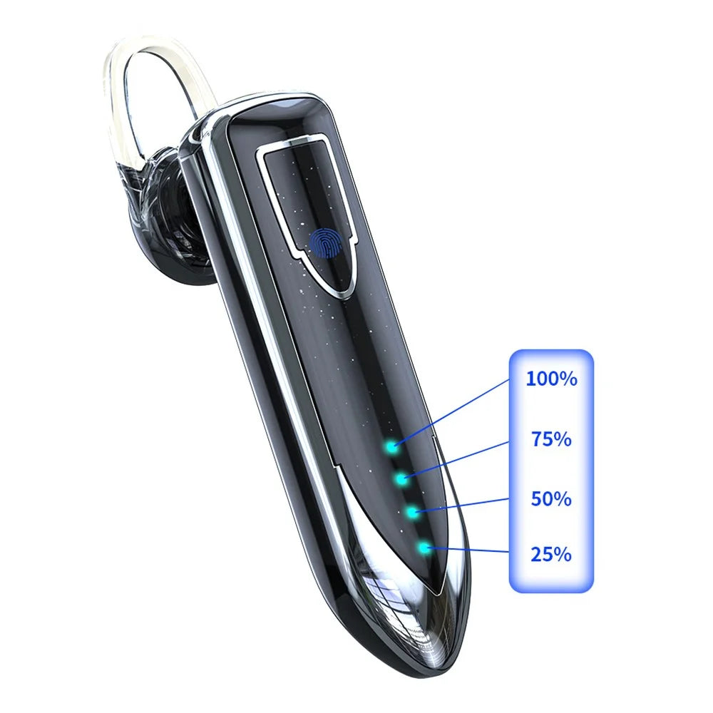 ME-3 Single Bluetooth-compatible 5.0 Headset HiFi Sound Business TWS Wireless Earphone - Blue - 4