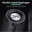 ZEALOT S51 Portable 10W TWS Wireless Speaker Outdoor Bluetooth-compatible IPX5 Waterproof FM Stereo Music Subwoofer - Black - 3