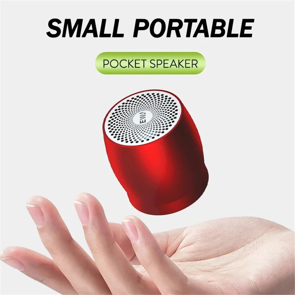 EWA A1 Portable TWS Bluetooth-compatible Wireless Speaker Outdoor Waterproof TF Stereo Music Subwoofer (CE Certificated) - Blue - 2