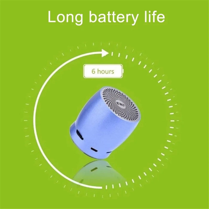 EWA A1 Portable TWS Bluetooth-compatible Wireless Speaker Outdoor Waterproof TF Stereo Music Subwoofer (CE Certificated) - Blue - 7