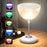 JY-35 Creative Wine Glass Shape Rechargeable TWS  Bluetooth-compatible 5.0 Stereo Speaker FM TF Music Player with Colorful Night Light - White - 3