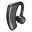 V10P Business Single Ear Wireless Bluetooth-compatible Earhook Headset Voice Prompt Hands-free Call Music Earphone - Black - 1