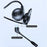 M-1 Bone Conduction Touch Wireless Bluetooth-compatible Earphone Driving Running Sport Dual Microphone Stereo Headset - Black - 3