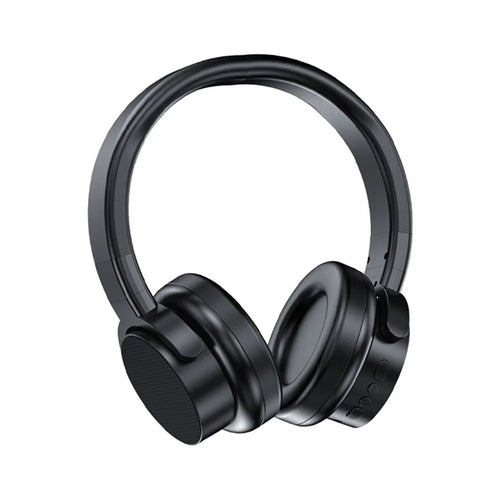 A53 Bluetooth-compatible Wireless Headphone Stereo Music Calling TF Card FM Radio Headset - Black - 1