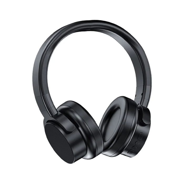 A53 Bluetooth-compatible Wireless Headphone Stereo Music Calling TF Card FM Radio Headset - Black - 1