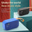 T&G TG296 Portable Bluetooth-compatible Speaker Waterproof Wireless Speaker Support TF Card/FM/3.5mm AUX/U Disk/Hard Disk/Hands-Free Calling (CE) - Black - 2