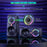 ONIKUMA L6 USB Wired Powered Laptop Notebook Computer Speaker 3D Stereo Sound Effect RGB Atmosphere Lights with One-Knob Control - 6