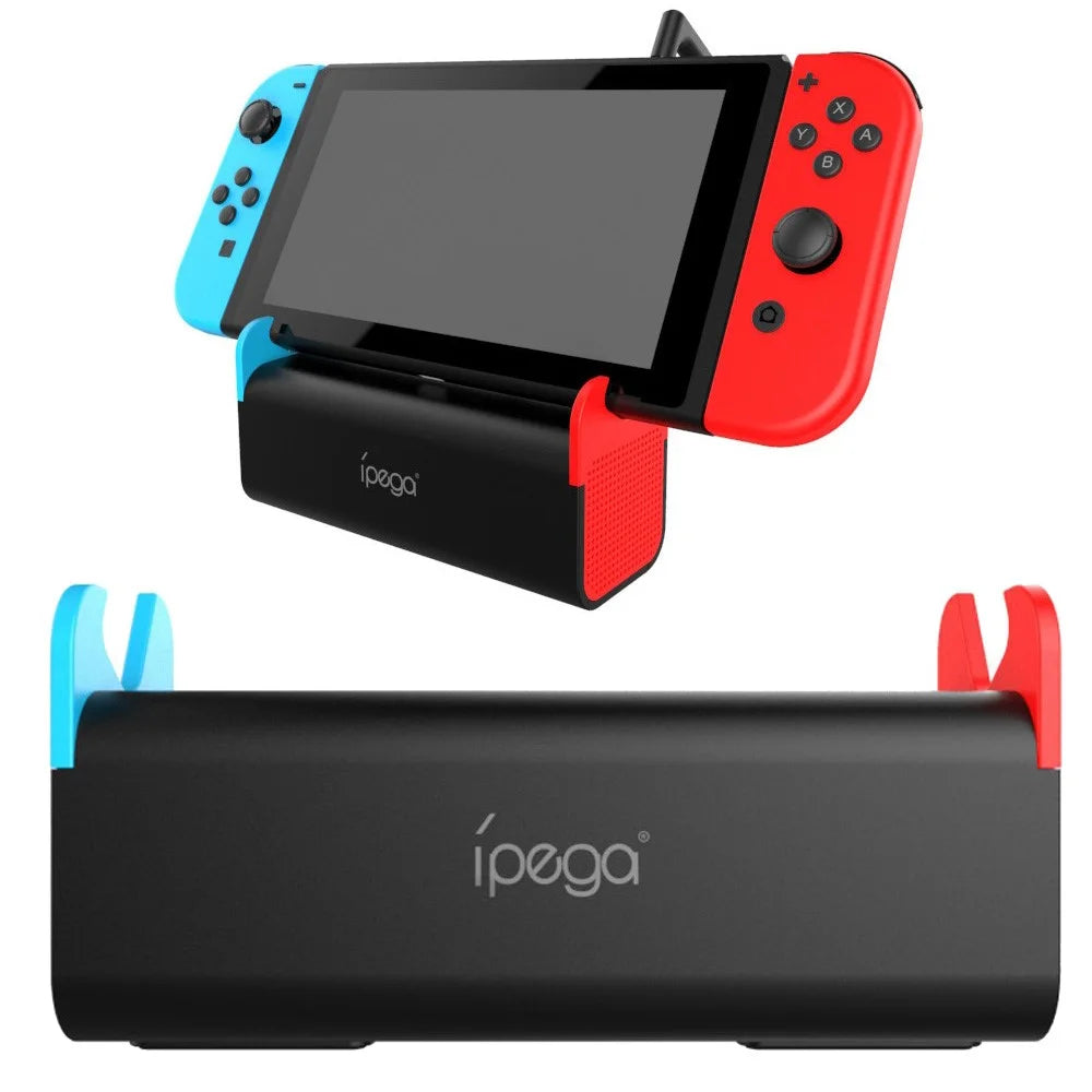 IPEGA PG-SW050 Game Console Portable Speaker Charger Speaker with Stand for Nintendo Switch/Lite - Black - 1