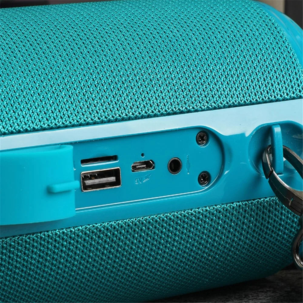 T&G TG537 RGB Light Bluetooth-compatible Speaker High Power Waterproof Portable Computer Subwoofer Speaker Support FM TF Card - Green - 5
