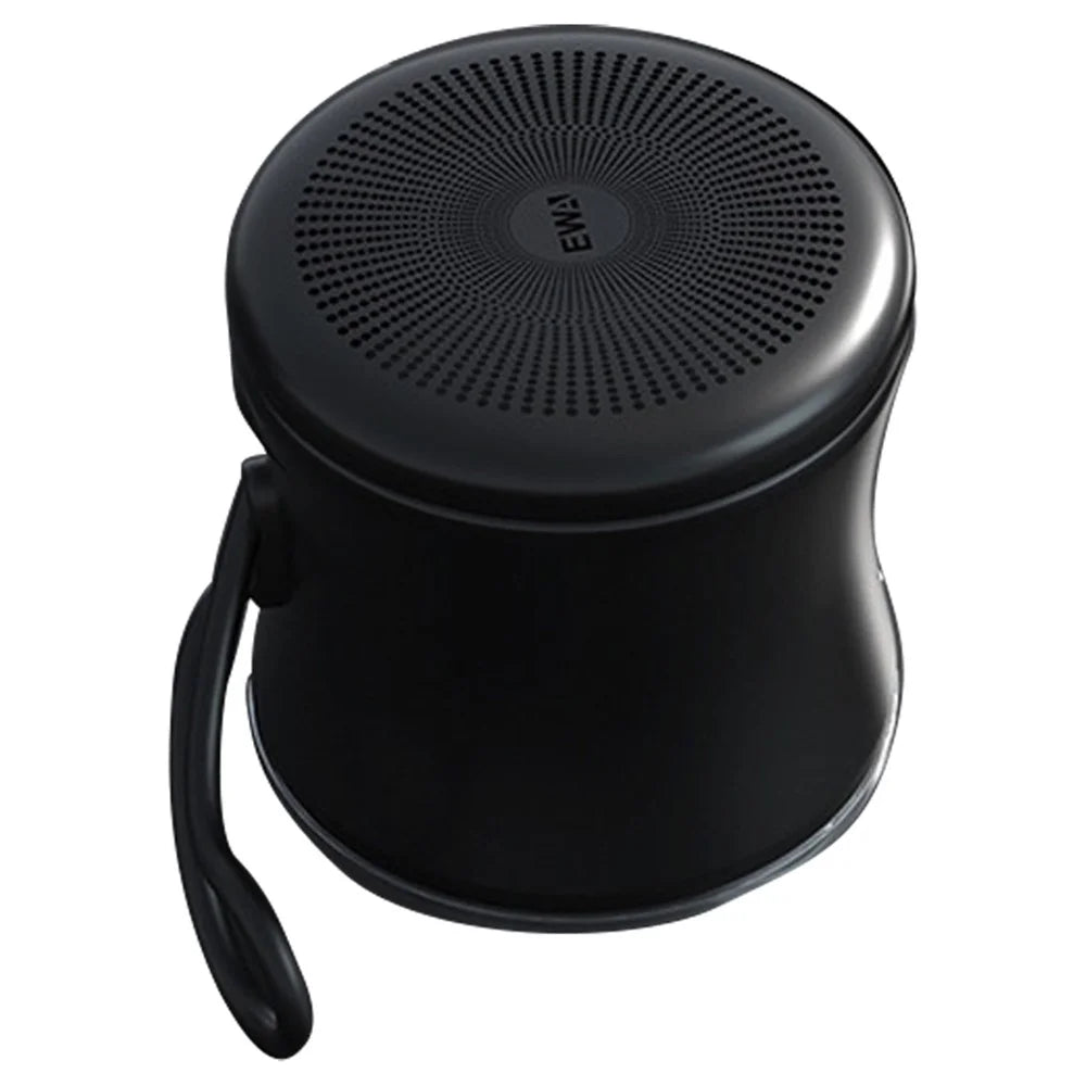 EWA A119 Portable Wireless Bluetooth-compatible Speaker IPX7 Waterproof Ultra Small Speaker Metal Case Sound Amp for Laptops Mobile Phones - Black - 1