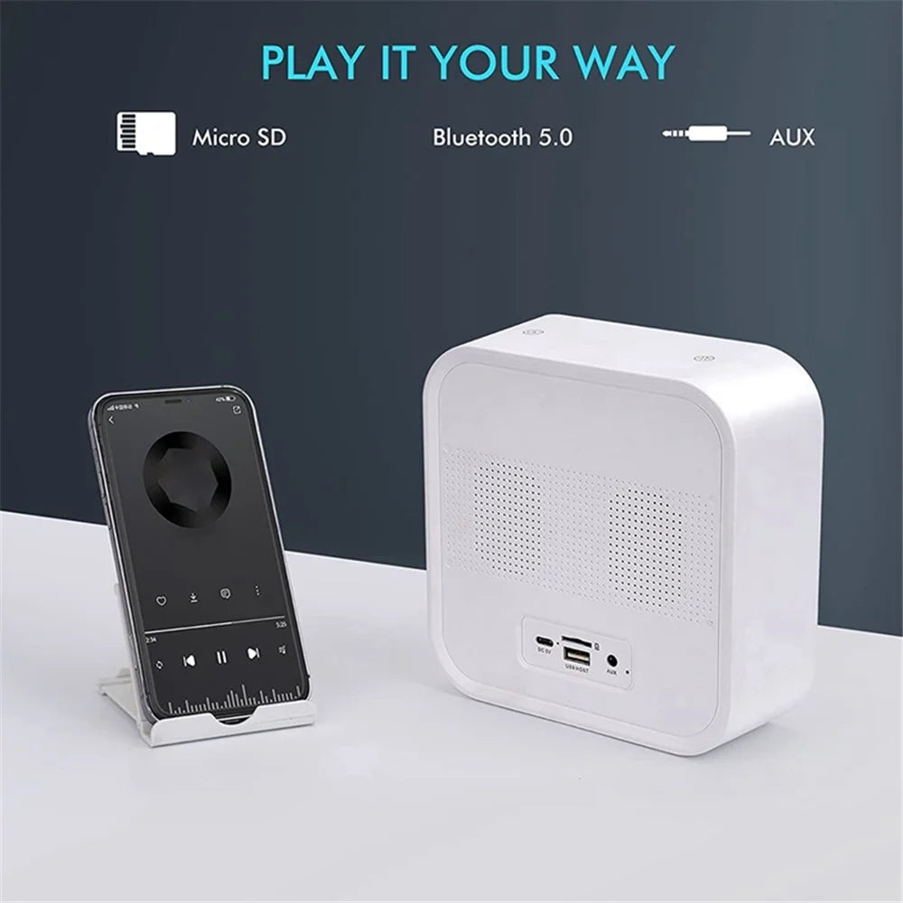 P10 Multifunction Bluetooth-compatible Speaker Color Changing LED Touch Mood Light Digital Alarm Clock Thermometer (CE Certified) - 5