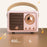 HM11 2nd Gen Retro Bluetooth-compatible Speaker Portable Wireless Speaker Support U-disk TF Card AUX - Pink - 4
