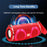 T&G TG642 RGB Light Bluetooth-compatible Speaker High Power Waterproof Wireless Speaker Support FM/TF Portable Subwoofer Speaker with Shoulder Strap for Laptops (CE) - Black - 3