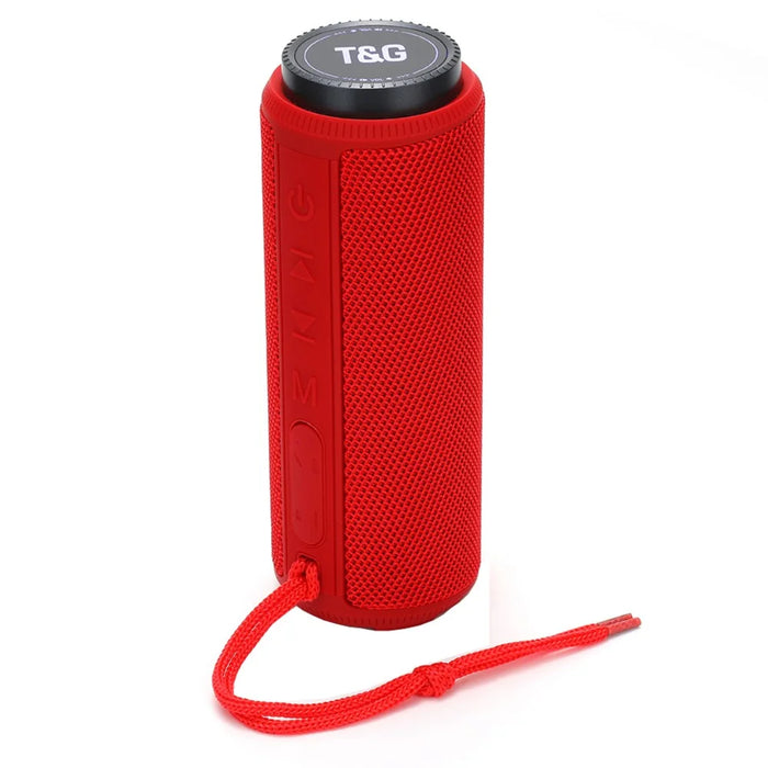 T&G TG332 Portable Speaker Waterproof High Power FM Speaker Box Plug and Play TF Card (CE) - Red - 1