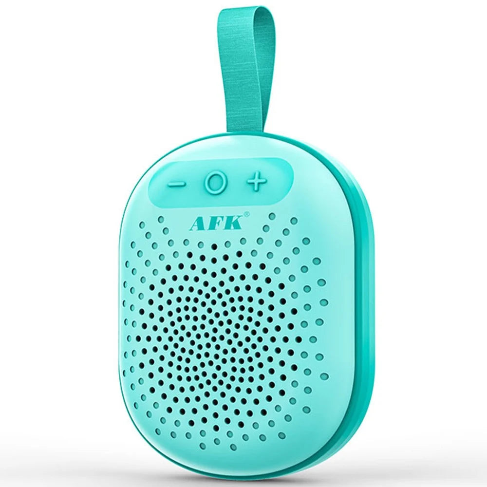 AFK BT513 Bluetooth-compatible Wireless Speaker Waterproof RGB LED Light Stereo Sound Supports 32G TF Card Playback CE Certificated - Cyan - 1