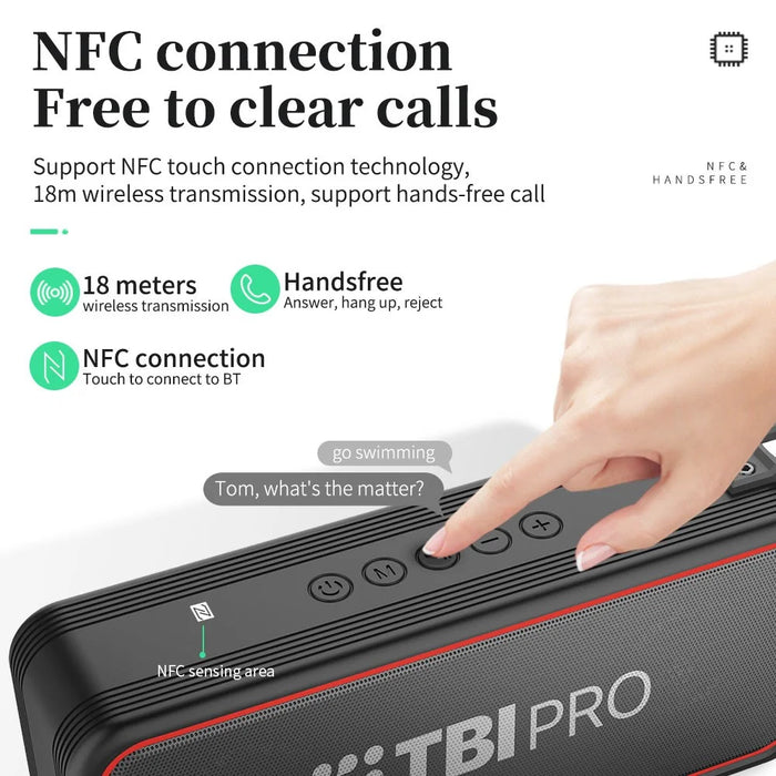 CYBORIS CYB-X7 Portable TWS Bluetooth-compatible Speaker Power Bank Support NFC Touch Connection - 7