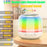 JY12 Portable Mini Speaker with 360 Degrees Full-screen RGB LED Light Multi-Color Changing Wireless Bluetooth-compatible Subwoofer - White - 2