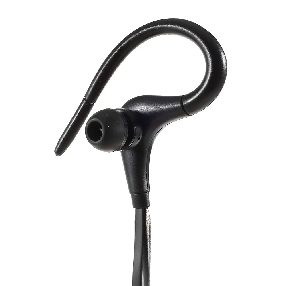 Q10 Wireless Bluetooth-compatible Sports Stereo Earphone Neck Hanging Headset Headphone with Mic - Black - 7