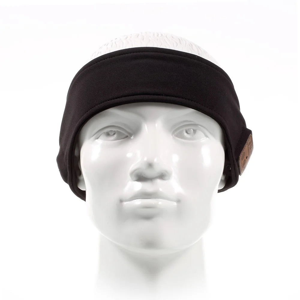 Sports Headband Wireless Bluetooth-compatible Headphone Hands-free Call Music Player with Mic - Black - 3