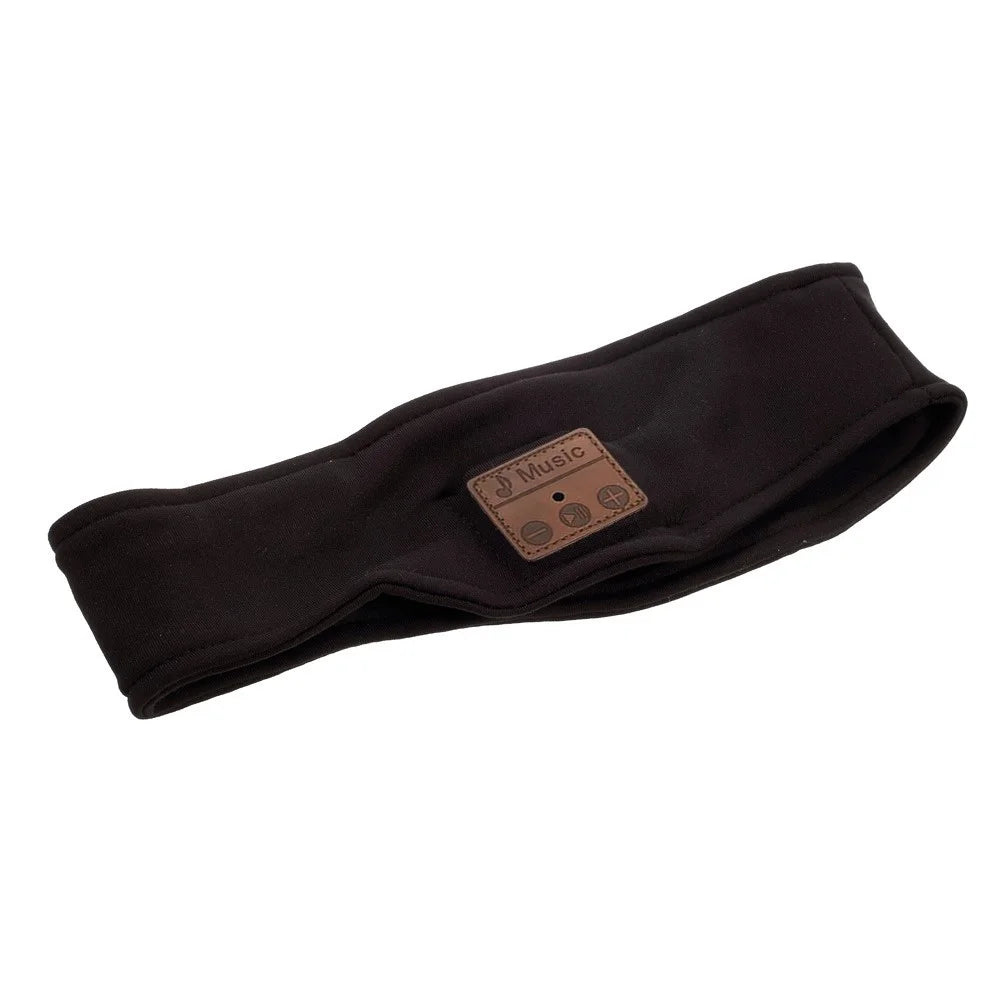 Sports Headband Wireless Bluetooth-compatible Headphone Hands-free Call Music Player with Mic - Black - 5
