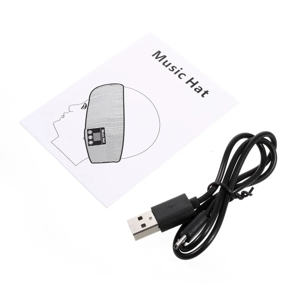 Sports Headband Wireless Bluetooth-compatible Headphone Hands-free Call Music Player with Mic - Black - 7