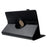 Anti-Drop 360-Degree Swiveling Stand Litchi Texture Universal Leather Protective Case for 9-10 inch Tablet - Black - 2