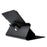 Anti-Drop 360-Degree Swiveling Stand Litchi Texture Universal Leather Protective Case for 9-10 inch Tablet - Black - 3