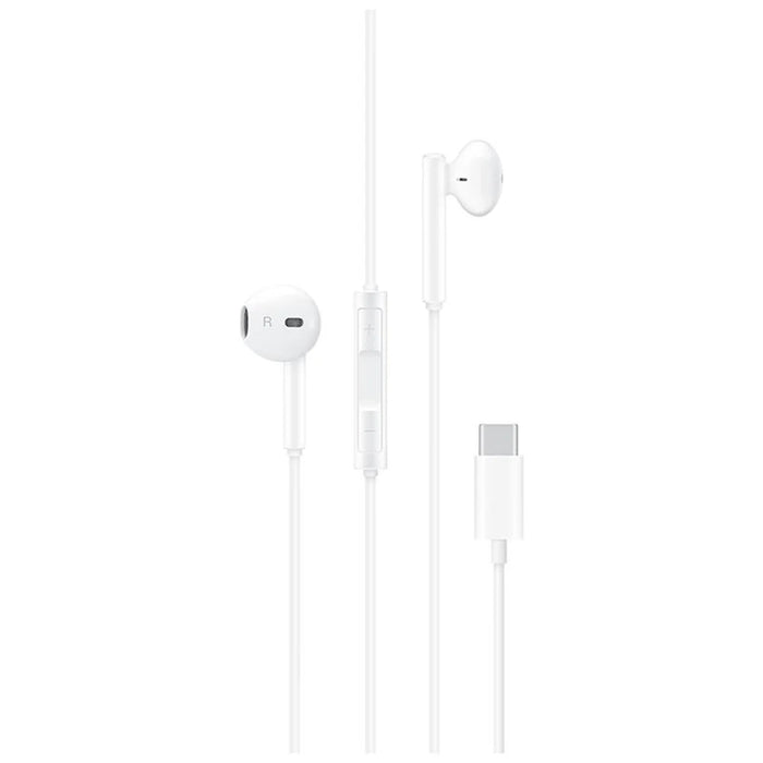HUAWEI CM33 Type-C In-ear Earphone Wired Headset Classic Headphones with Microphone for Huawei Samsung (Chinese Version) - White - 2