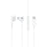 HUAWEI CM33 Type-C In-ear Earphone Wired Headset Classic Headphones with Microphone for Huawei Samsung (Chinese Version) - White - 3