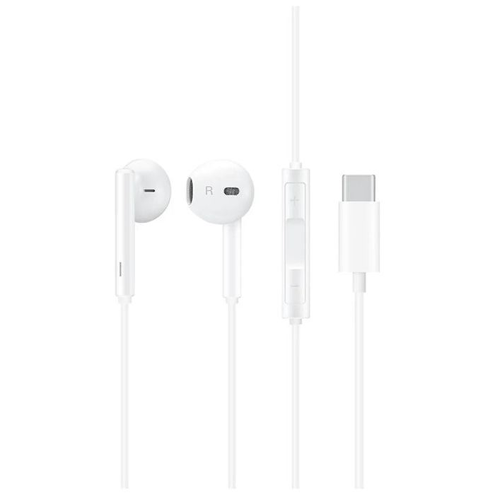 HUAWEI CM33 Type-C In-ear Earphone Wired Headset Classic Headphones with Microphone for Huawei Samsung (Chinese Version) - White - 3