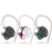 KZ ZSN Earphone High Fidelity 1 Dynamic 1 Balanced Armature Driver KZ Headphone without Microphone (Standard Version) - Purple - 3