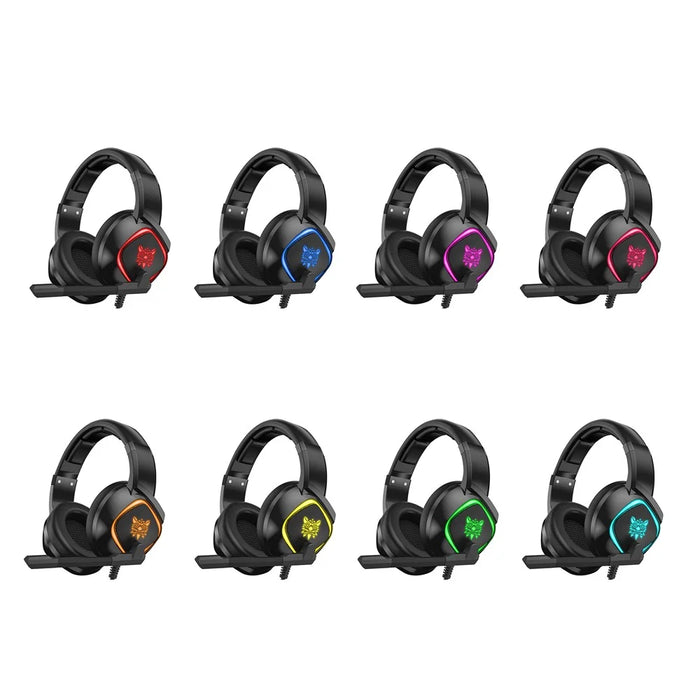 ONIKUMA K19 Gaming Headset PS4 PC Gamer Stereo Headphones with Mic/LED Light - 5