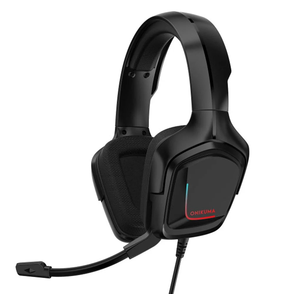 ONIKUMA K20 Stereo Gaming Headset Over Ear Headphones with Microphone - Black - 1