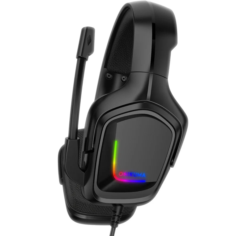 ONIKUMA K20 Stereo Gaming Headset Over Ear Headphones with Microphone - Black - 3