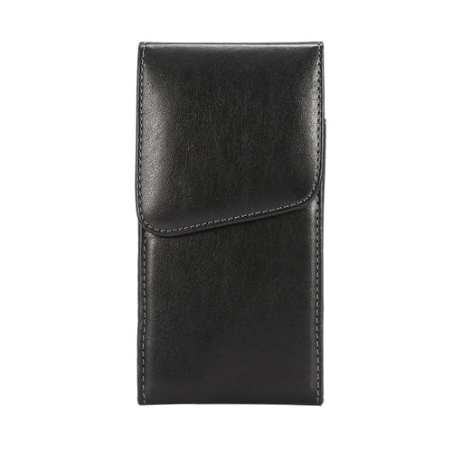 Universal Leather Holster Case with Belt Clip for iPhone 11 Pro Max Samsung Galaxy S10 Plus Huawei P30 Pro Etc, Size: 16 x 8cm - 1