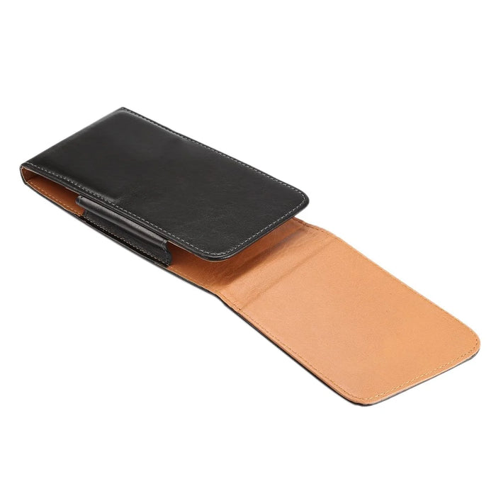 Universal Leather Holster Case with Belt Clip for iPhone 11 Pro Max Samsung Galaxy S10 Plus Huawei P30 Pro Etc, Size: 16 x 8cm - 5