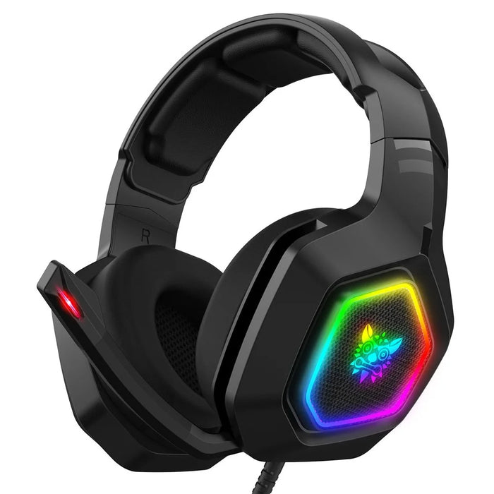 ONIKUMA K10 RGB Gaming Headset Wired Earphones Noise Canceling Over-Ear Headphones with Mic - 1