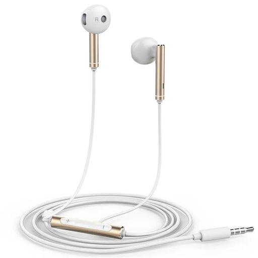 OEM AM116 HUAWEI 3.5mm In-ear Earphone Headset with Mic for iPhone Samsung Huawei (Chinese Version) - Gold Color - 1
